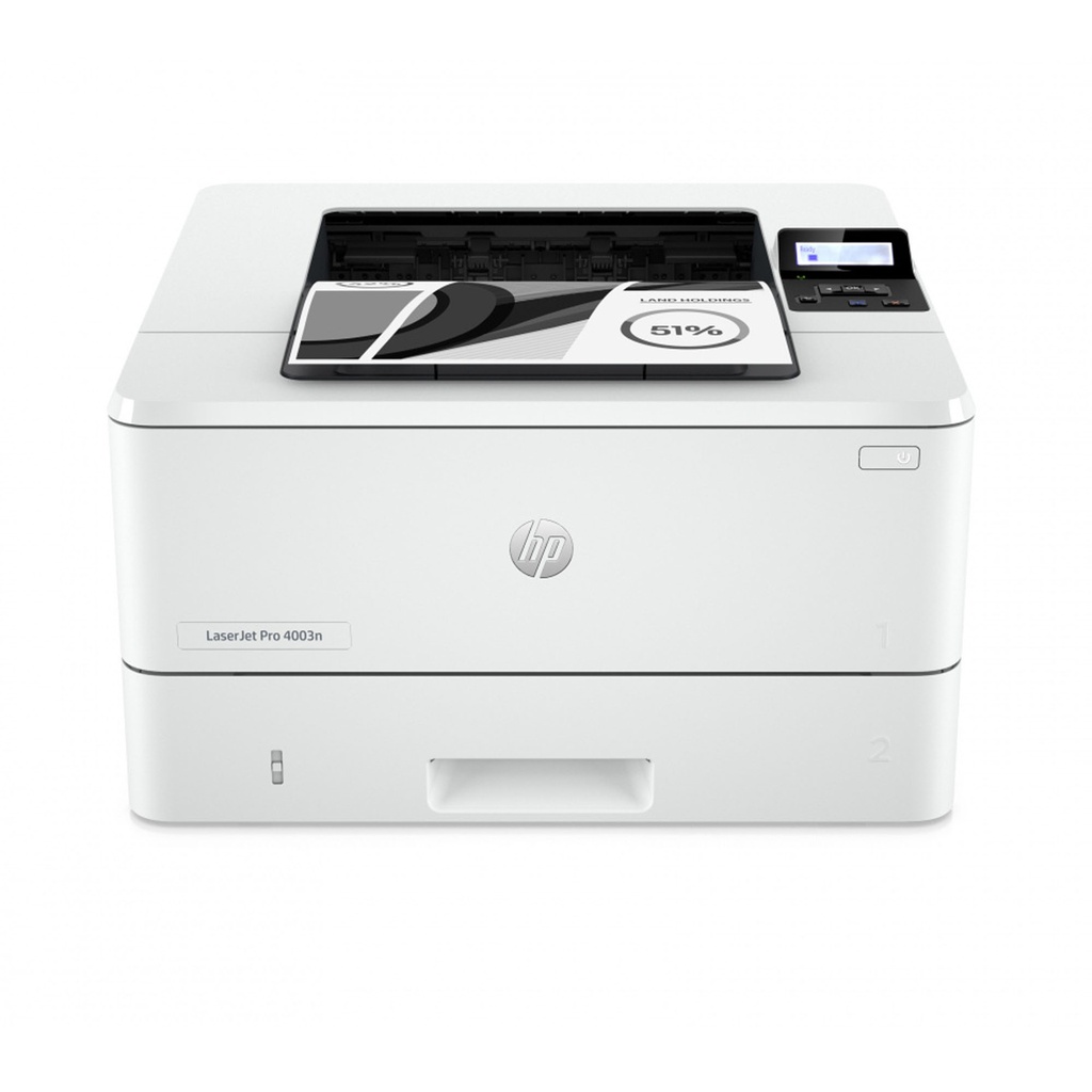 IMPRESORA HP LASER 4003N MONOCROMATICA ETH USB 42PPM COM/WIN/MAC 2Z611A GARANTIA CON FABRICANTE