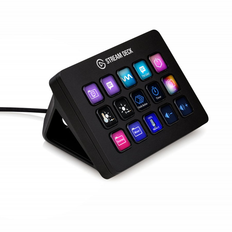 TECLADO EL GATO STREAM DECK MK.2 15 TECLAS LCD PERSONALISABLES 10GBA9901 11M DE GARANTIA