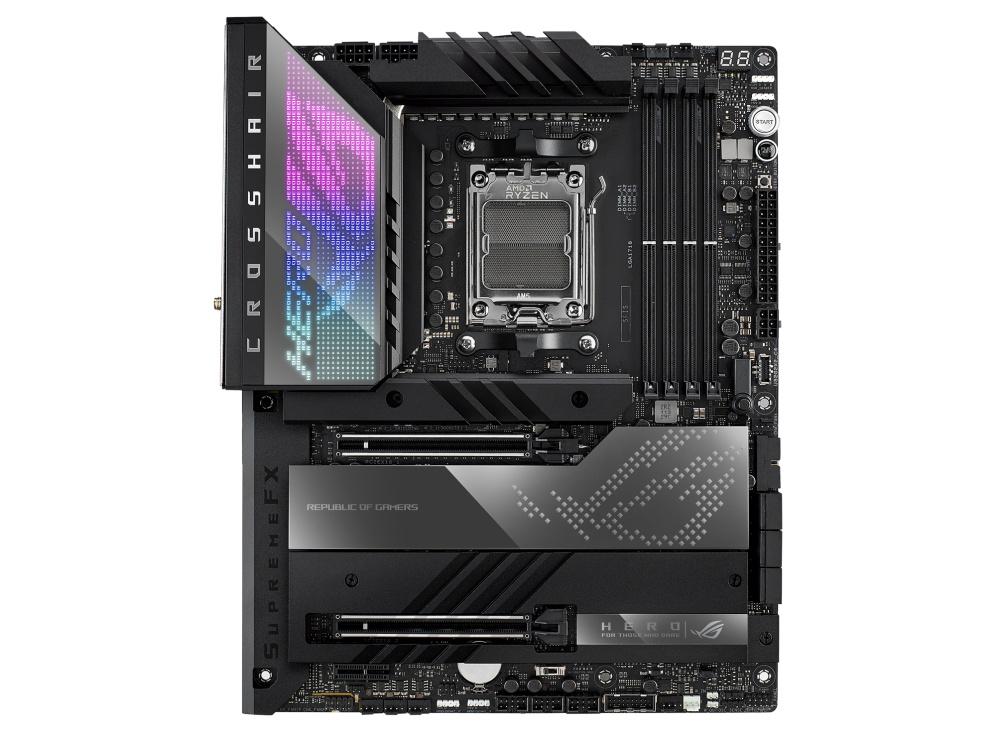 08032025MB ASUS ROG CROSSHAIR X670E HERO AM5 DDR5 MICRO HDMI 90MB1BC0-M0AAY0 1 AÑO DE GARANTIA