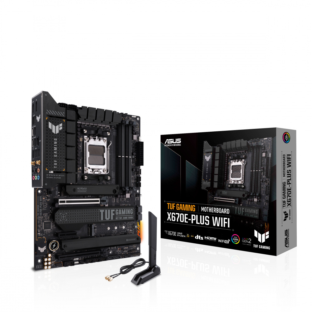MB ASUS TUF GAMING X670E-PLUS WIFI AM5 DDR5 ATX USB4 90MB1BK0-M0AAY0 1 AÑO DE GARANTIA