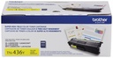 TONER BROTHER TN436Y AMARILLO 6500 PAGINAS MFC-L8900CDW/9570CDW HL-L8360CDW/8360CDWT/9310CDW GARANTIA CON FABRICANTE