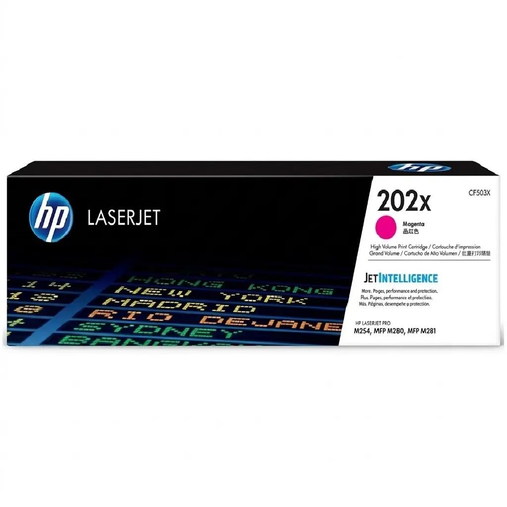 TONER HP 202X MAGENTA COM/HP M254/M280 MFP/M281 MFP CF503X SIN GARANTIA