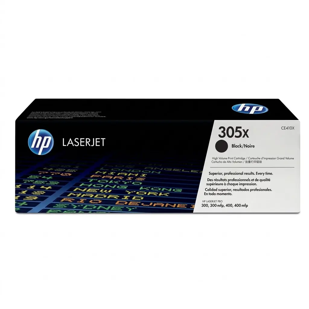 TONER HP 305X NEGRO COM/HP 300/300 MFP/400/400 MFP CE410X SIN GARANTIA