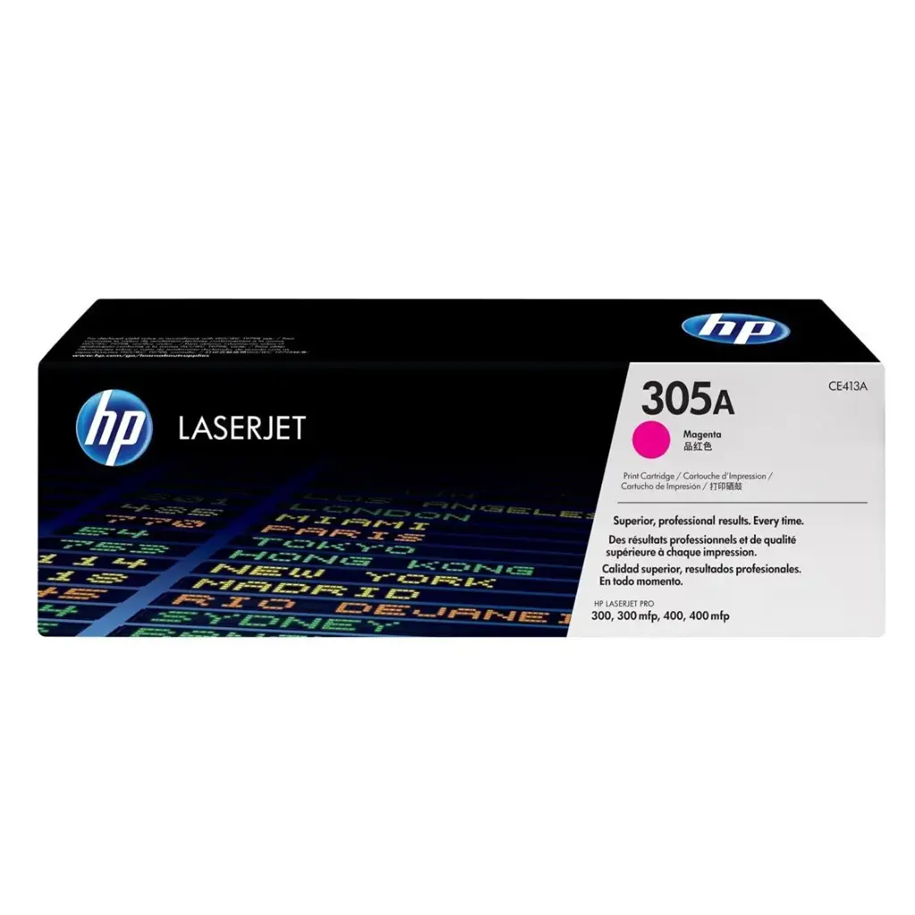TONER HP 305A MAGENTA COM/HP 300/300 MFP/400/400 MFP CE413A SIN GARANTIA