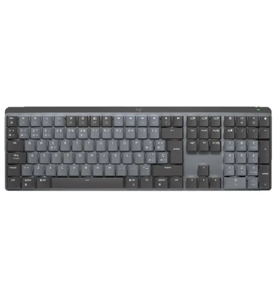 TECLADO LOGITECH MX MECANICO INALAMBRICO GRAPHITE 920-010845 11M DE GARANTIA