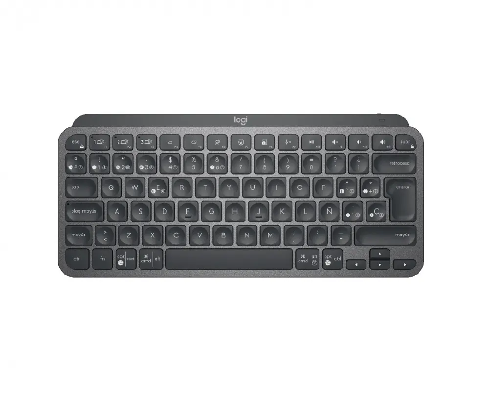 TECLADO LOGITECH MX KEYS MINI BLUETOOTH NEGRO 920-010476 11M DE GARANTIA
