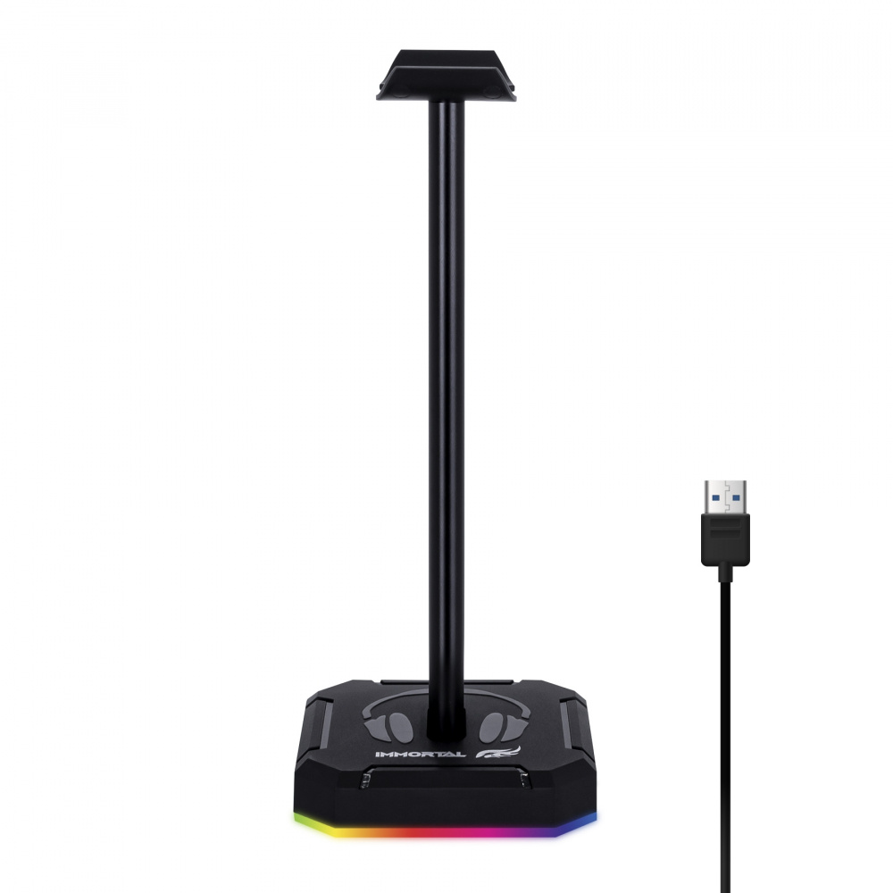 SOPORTE PARA UDIFONOS IMMORTAL IMGSA LED RGB 30 DIAS DE GARANTIA
