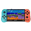 CONSOLA PORTATIL GAME PLAYER AION X19 MAX NEON 14000 JUEGOS 3D PUERTO MICROSD EXP MINI HDMI 3M DE GARANTIA