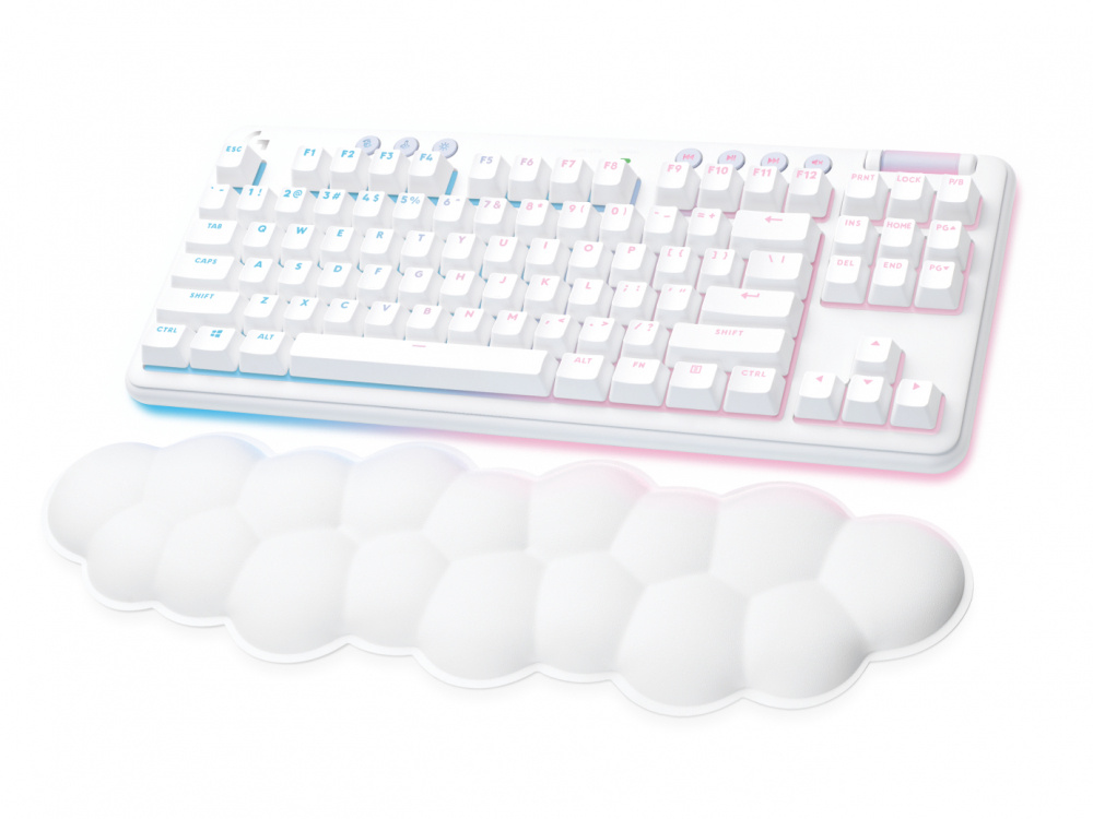 TECLADO GAMER LOGITECH G715 LINEAR RGB INALAMBRICO LIGHTSPEED  BLANCO 920-010684 11M DE GARANTIA
