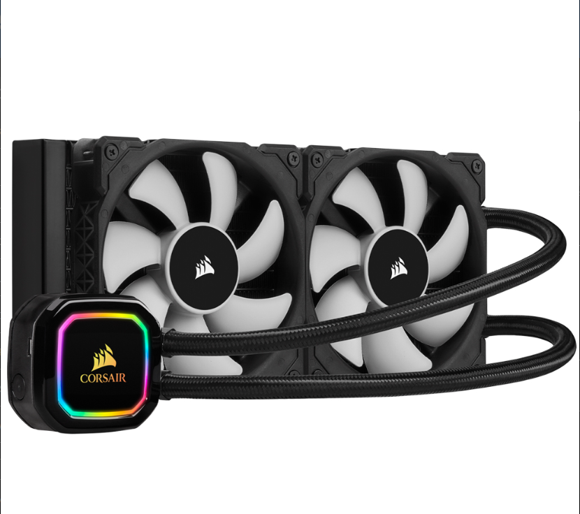 ENFRIAMIENTO CORSAIR iCUE H100i RGB PRO XT REF 240MM CW-9060043-WW/REF 4M DE GARANTIA