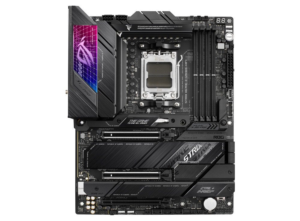 MB ASUS ROG STRIX X670E-E GAMING WIFI AM5 DDR5 ATX HDMI DP 11M DE GARANTIA