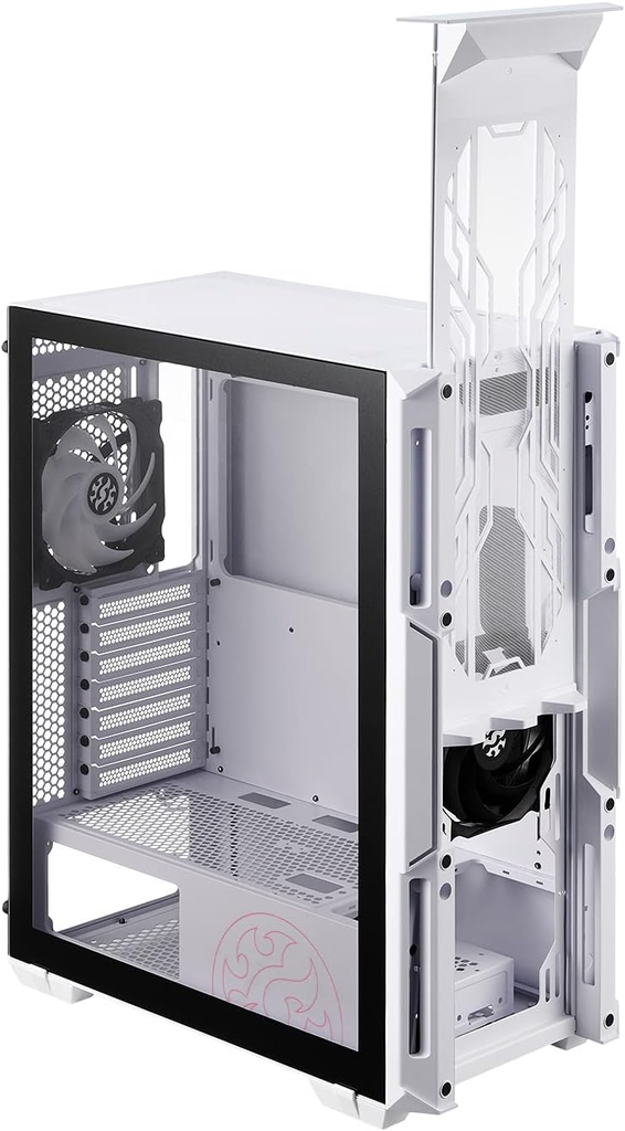 GABINETE ADATA XPG STARKER AIR BLANCO ARGB ATX S/FUENTE CRISTAL STARKERAIR-WHCWW 11M DE GARANTIA