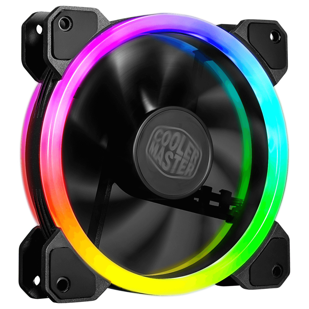 VENTILADOR COOLER MASTER MASTERFAN MF120 NEGRO 1200RPM ARGB MFW-B2DN-12NFA-S2 1M DE GARANTIA