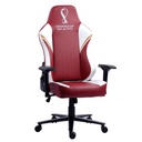 SILLA GAMER CHECKPOINT QATAR 2022 FIFA 180 GRADOS 200KG VINO/BLANCO DX-3000-LX2 3M DE GARANTIA