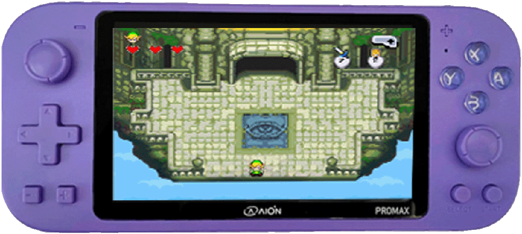 CONSOLA PORTATIL GAME PLAYER AION X20 PRO MAX MORADO 14000 JUEGOS 3D PUERTO MICROSD EXP MINI HDMI 3M DE GARANTIA