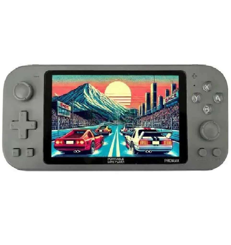 CONSOLA PORTATIL GAME PLAYER AION X20 PRO MAX GRIS 14000 JUEGOS 3D PUERTO MICROSD EXP MINI HDMI 3M DE GARANTIA