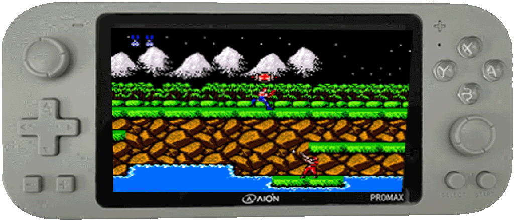 CONSOLA PORTATIL GAME PLAYER AION X20 PRO MAX GRIS 14000 JUEGOS 3D PUERTO MICROSD EXP MINI HDMI 3M DE GARANTIA