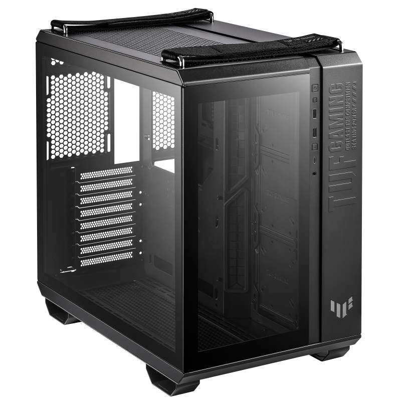 GABINETE ASUS TUF GAMING GT502 MIDTOWER ATX NEGRO CRISTAL TEMPLADO 90DC0090-B08000 SIN GARANTIA