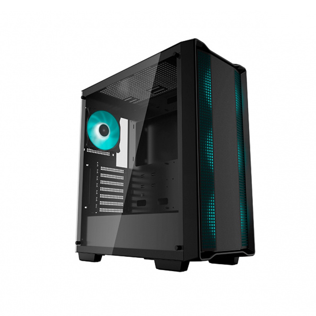 GABINETE DEEPCOOL CC560 NEGRO ATX LED S/FUENTE CRISTAL R-CC560-BKGAA4-G-1 11M DE GARANTIA