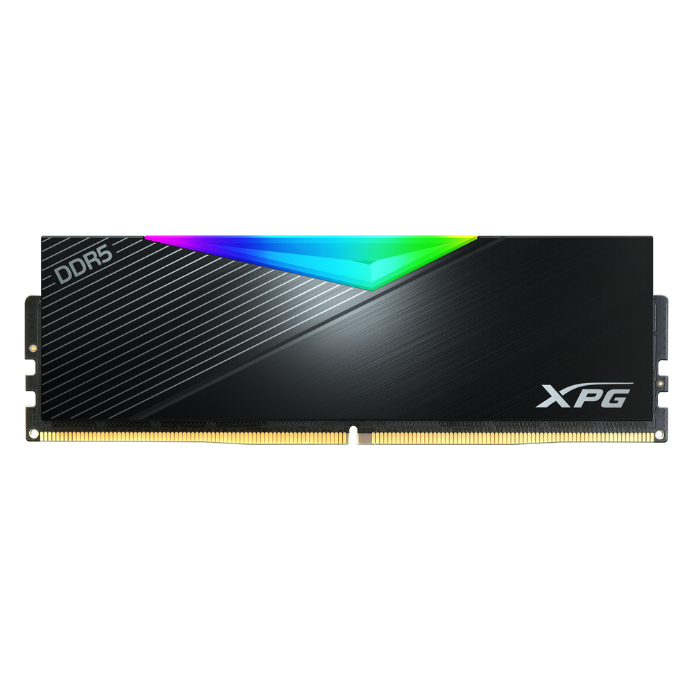 RAM ADATA LANCER DDR5 16GB 7200 NEGRO RGB AX5U7200C3416G-CLARBK 11M DE GARANTIA