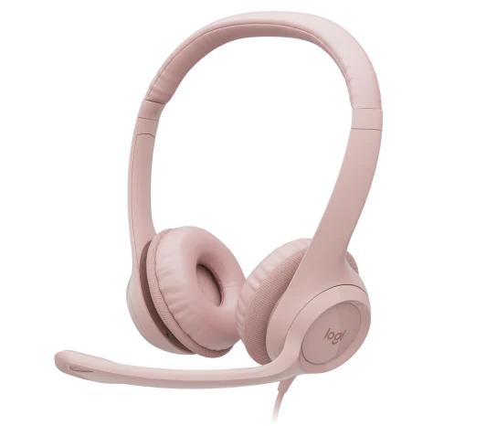 DIADEMA LOGITECH H390 STEREO ROSA USB 981-001280 11M DE GARANTIA