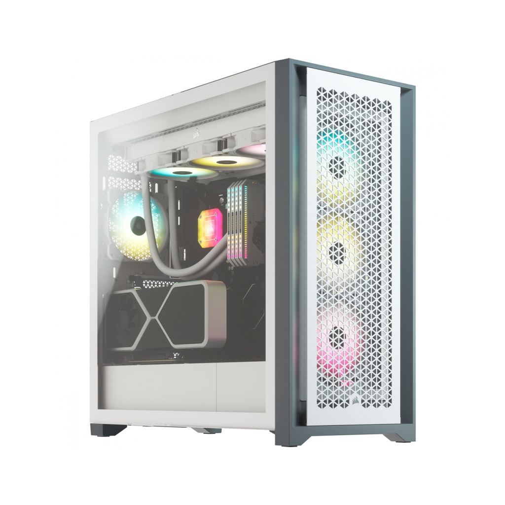 GABINETE CORSAIR AIRFLOW 5000D BLANCO ATX MIDTOWER CC-9011243-WW SIN GARANTIA