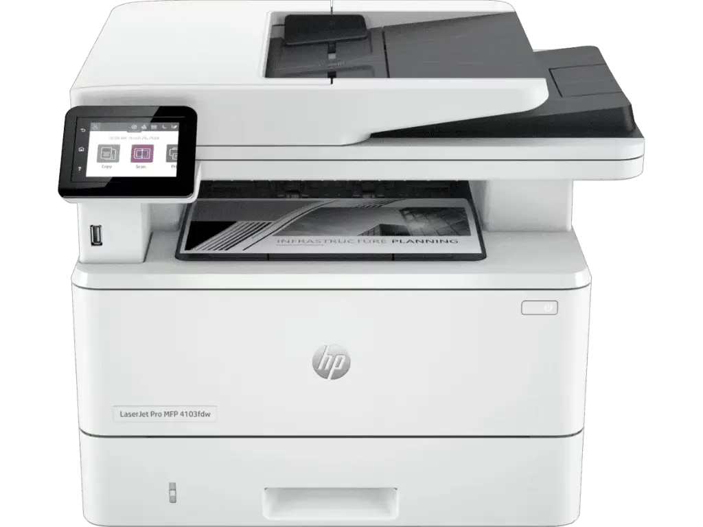 MULTIFUNCIONAL HP LASER 4103FDW MONOCROMATICA WIFI ETH USB 40PPM COM/WIN/MAC 2Z629A GARANTIA CON FABRICANTE