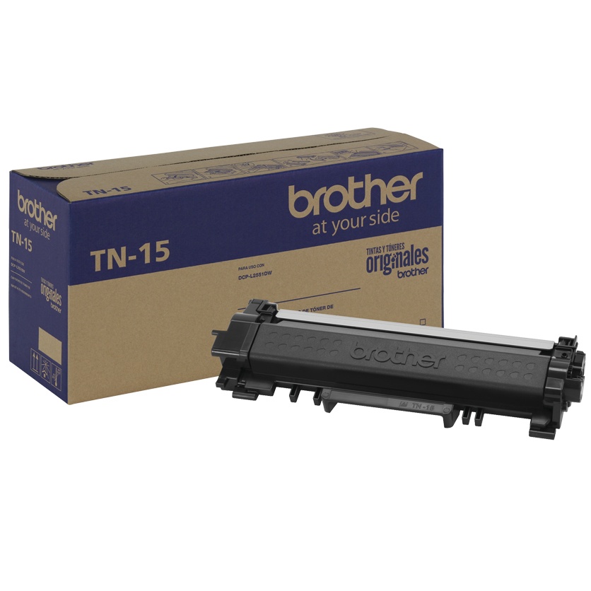 TONER BROTHER TN15 NEGRO 4500 PAGINAS DCP-L2551DW GARANTIA DIRECTO CON FABRICANTE