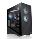 GABINETE THERMALTAKE DIVIDER 370 TG ARGB ATX CRISTAL MIDITOWER USB 3.0 NEGRO CA-1S4-00M1WN-00 SIN GARANTIA