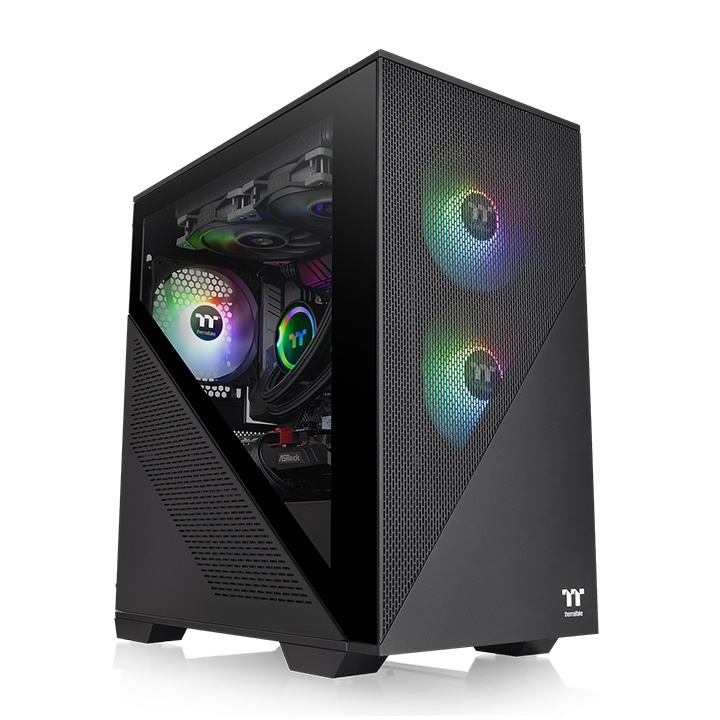 GABINETE THERMALTAKE DIVIDER 170 TG ARGB M-ATX CRISTAL MIDITOWER USB 3.0 NEGRO CA-1S4-00S1WN-00 SIN GARANTIA
