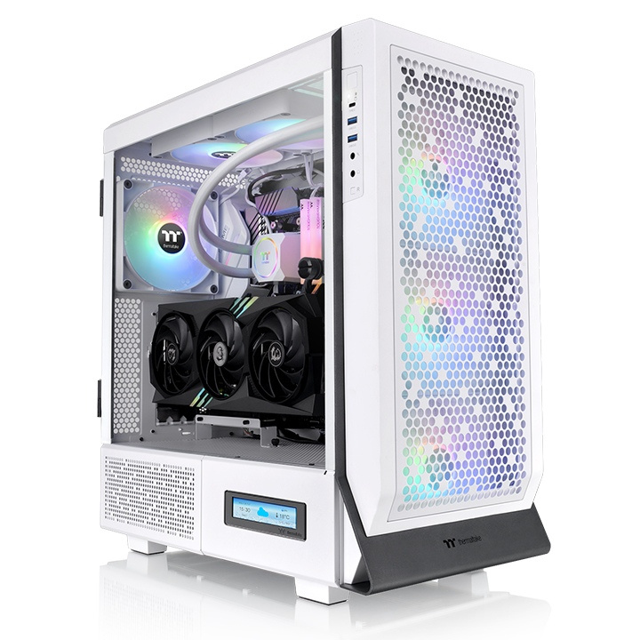 GABINETE THERMALTAKE CERES 500 TG ARGB CRISTAL MIDITOWER USB 3.2 BLANCO CA-1X5-00M6WN-00 SIN GARANTIA