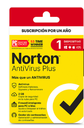 LICENCIA ANTIVIRUS NORTON ANTIVIRUS PLUS PERSONAL 1 DISPOSITIVOS TMNR-031 SIN GARANTIA