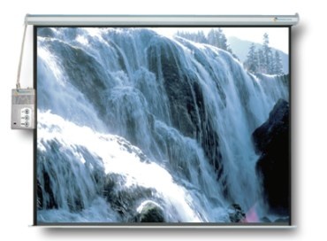 PANTALLA DE PROYECCION MULTIMEDIA SCREEN ELECTRICA MSE178 WHITE 70" X 70" 11M GARANTIA