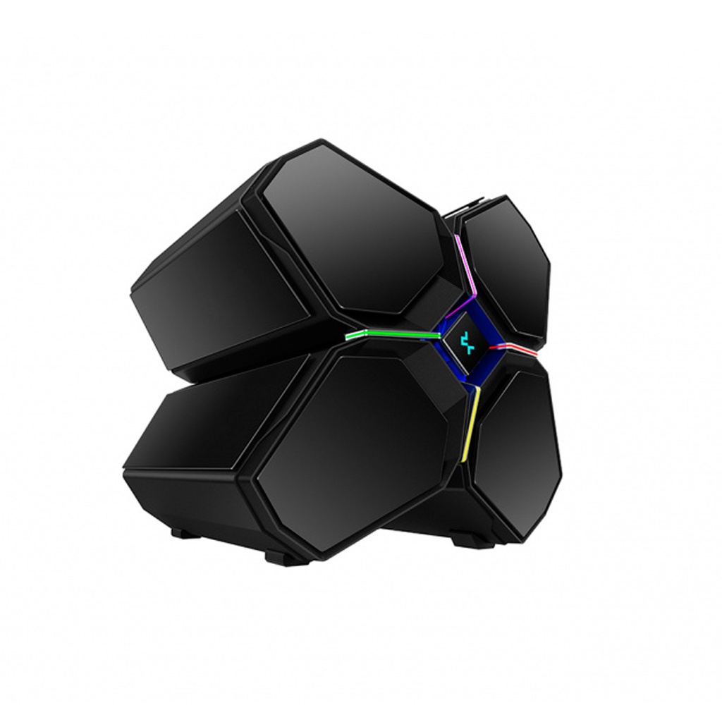 GABINETE DEEPCOOL QUADSTELLAR INFINITY NEGRO EATX RGB S/FUENTE R-QUADSTELLAR-G-1 11M DE GARANTIA