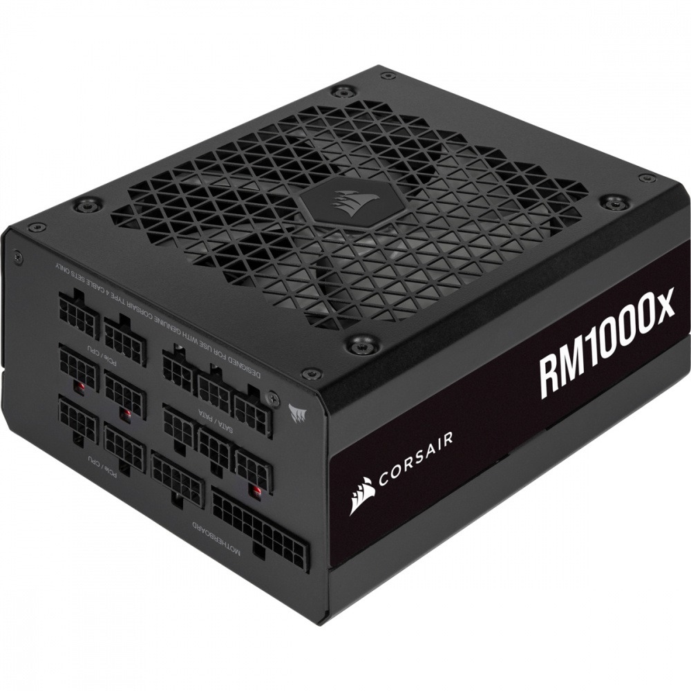 FUENTE CORSAIR RM1000X 1000W REF 80PLUS GOLD MODULAR NEGRA CP-9020201-NA/RF 3M DE GARANTIA