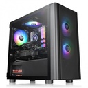 GABINETE THERMALTAKE V150 ARGB MIRCRO ATX 3 VENTILADORES CA-1R1-00S1WN-02 11M DE GARANTIA