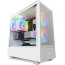 GABINETE NZXT H5 FLOW RGB BLANCO ATX S/FUENTE CRISTAL CC-H51FW-R1 1AÑO DE GARANTIA