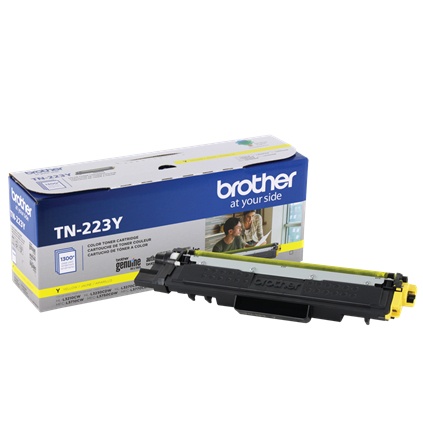 TONER BROTHER TN223Y AMARILLO 1300 PAGINAS HL-L3210CW HL-L3230CDW HL-L3270CDW HL-L3290CDW MFC-L3710CW MFC-L3750CDW MFC-L3770CDW GARANTIA DIRECTAMENETE CON FABRICANTE