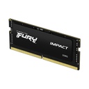 RAM KINGSTON FURY IMPACT SODDR5 16GB 4800 NEGRO KF548S38IB-16 1AÑO DE GARANTIA