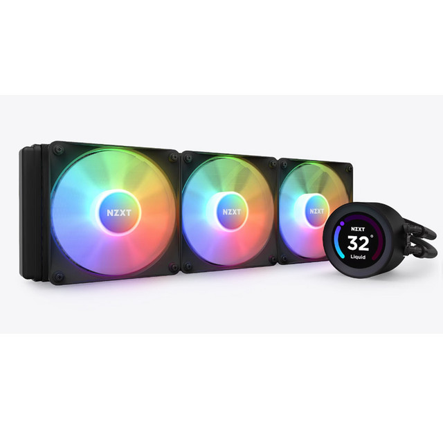 ENFRIAMIENTO NZXT KRAKEN 360 ELITE RGB 120MM NEGRO LGA1700/AM5 RL-KR36E-B1 11M DE GARANTIA
