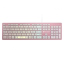 TECLADO COUGART VANTAR AX PINK USB LED MEMBRANA ROSA 37VAPXNMX.0002 11M DE GARANTIA
