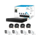 KIT DVR HILOOK 1080P 4CH/4 CAMARAS BALA COLORVU HL-1080-CV/A 11M DE GARANTIA