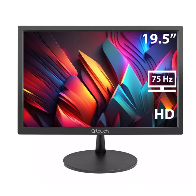 MONITOR QTOUCH 19.5" LED 1440 x 900 60 HZ HDMI NEGRO QT-1900 1AÑO DE GARANTIA