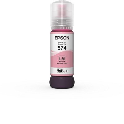 TINTA EPSON T574 MAGENTA LIGHT 70ML MULTIFUNCIONAL ECOTANK FOTOGRAFICO L8050 T574620-AL SIN GARANTIA