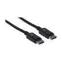 CABLE DISPLAYPORT MANHATTAN 4K 2M NEGRO 307116 11M DE GARANTIA