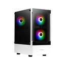 GABINETE GAMDIAS TALOS E3 BLANCO ATX ARGB S/FUENTE CRISTAL 11M DE GARANTIA