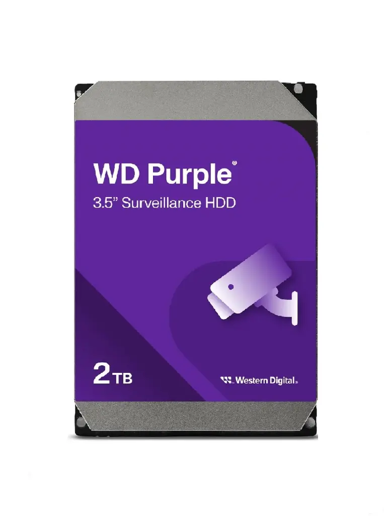 DD WD NUEVO 2TB 3.5 PURPLE WD23PURZ 11M DE GARANTIA