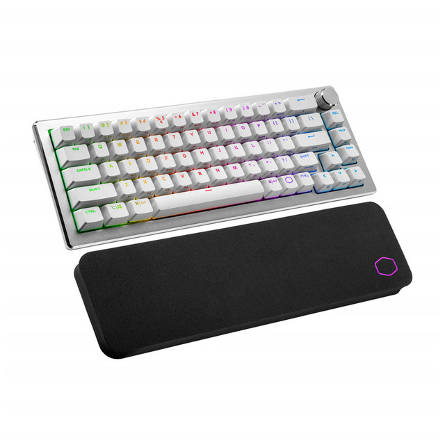 TECLADO COOLER MASTER CK721 GAMING RGB MECANICO INALAMBRICO BLANCO CK-721-SKTM1-US 11M DE GARANTIA