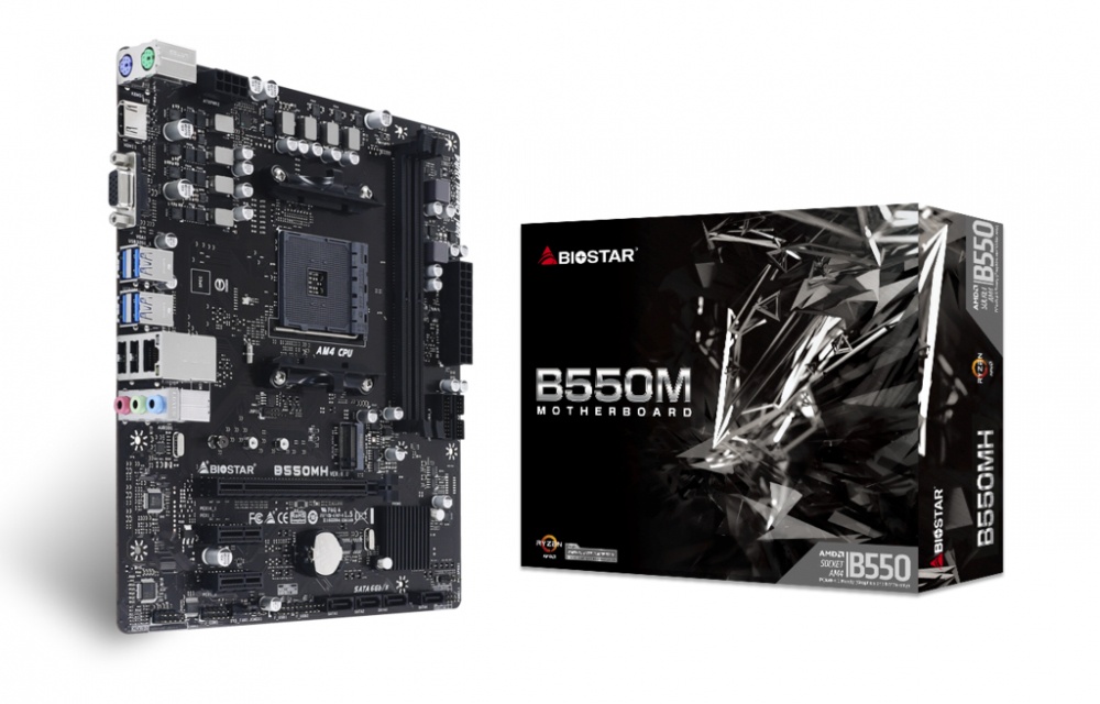 MB BIOSTAR B550MH AM4 DDR4 HDMI B550MH 11M DE GARANTIA