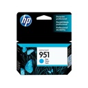 CARTUCHO HP 951 CIAN CN050AL PARA PARA OFFICEJET PRO SIN GARANTIA